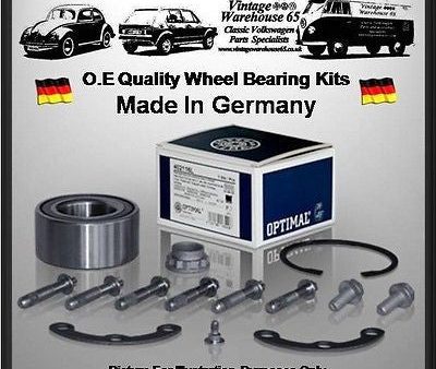 Audi 80 1.3 60Bhp Saloon Rear Optimal Germany Wheel Bearing Kit Fashion