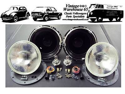 Suzuki Samurai 7  Sealed Beam Halogen Conversion Headlight Kit With Bulbs Fashion