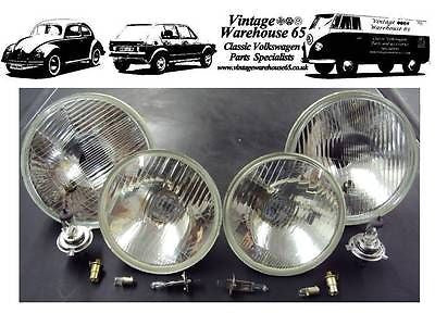 Jaguar XJ6 XJ12 7  Main & 5 & 3 4  Sealed Beam Halogen Headlight Conversion Kit on Sale