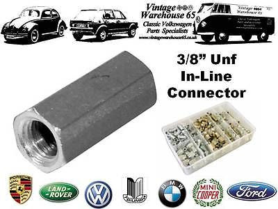 Classic Mini Austin Cooper Clubman 3 8  UNF Female Inline Brake Pipe Connector Online Hot Sale