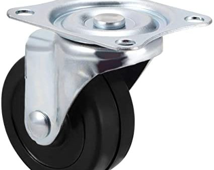 Toolcraft Mobile Plate Rubber Swivel Caster Ideally for for mechanic s creeper, service carts, cabinets, stools & chairs-TC5039  - TC5039 Hot on Sale